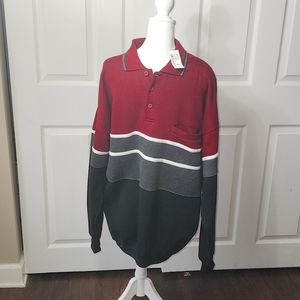 ONLINE MENS SWEATER SIZE L.             NEW WITH TAGS FLEECE FABRIC
